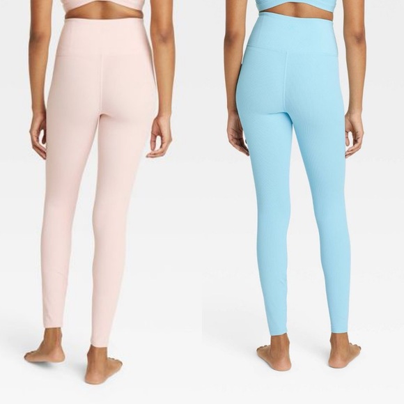 Women's Ultra High-Rise Rib Leggings - All In Motion 2pc set - Picture 2 of 7